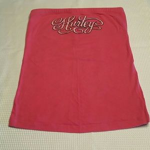 Hurley pink tube top